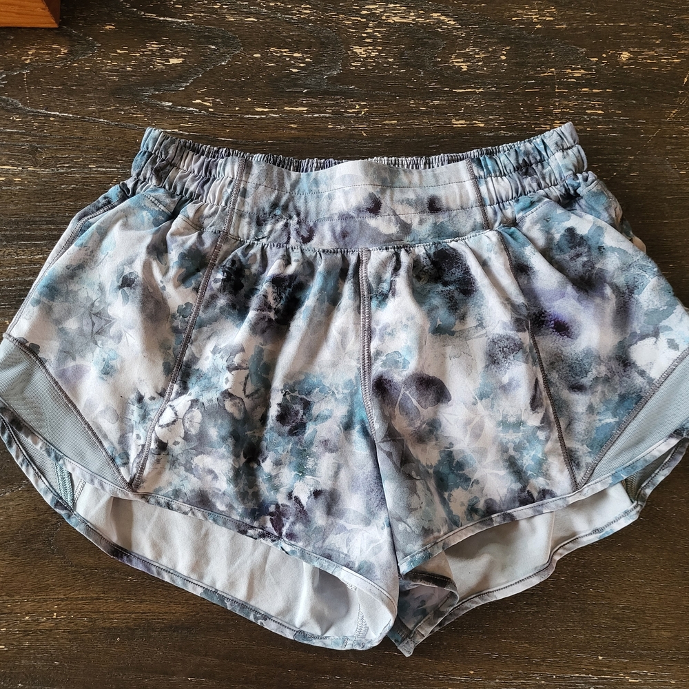 Lululemon Athletica Blue and Gray Athletic Shorts